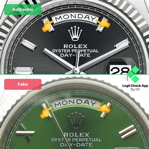 real vs fake rolex day date|immitation rolex watches.